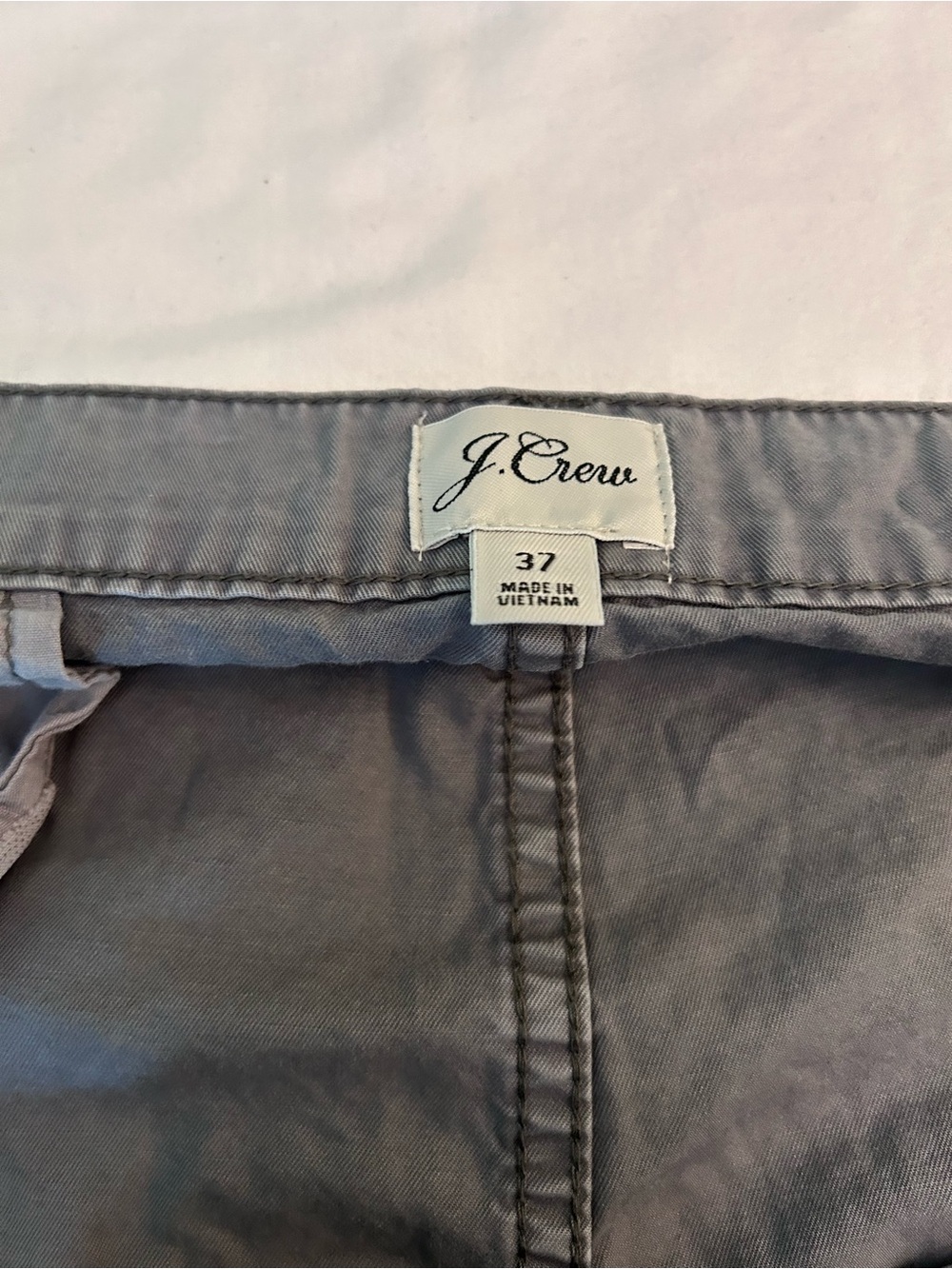 J. Crew Slouchy Boyfriend Chino in Light Gray-Blue
